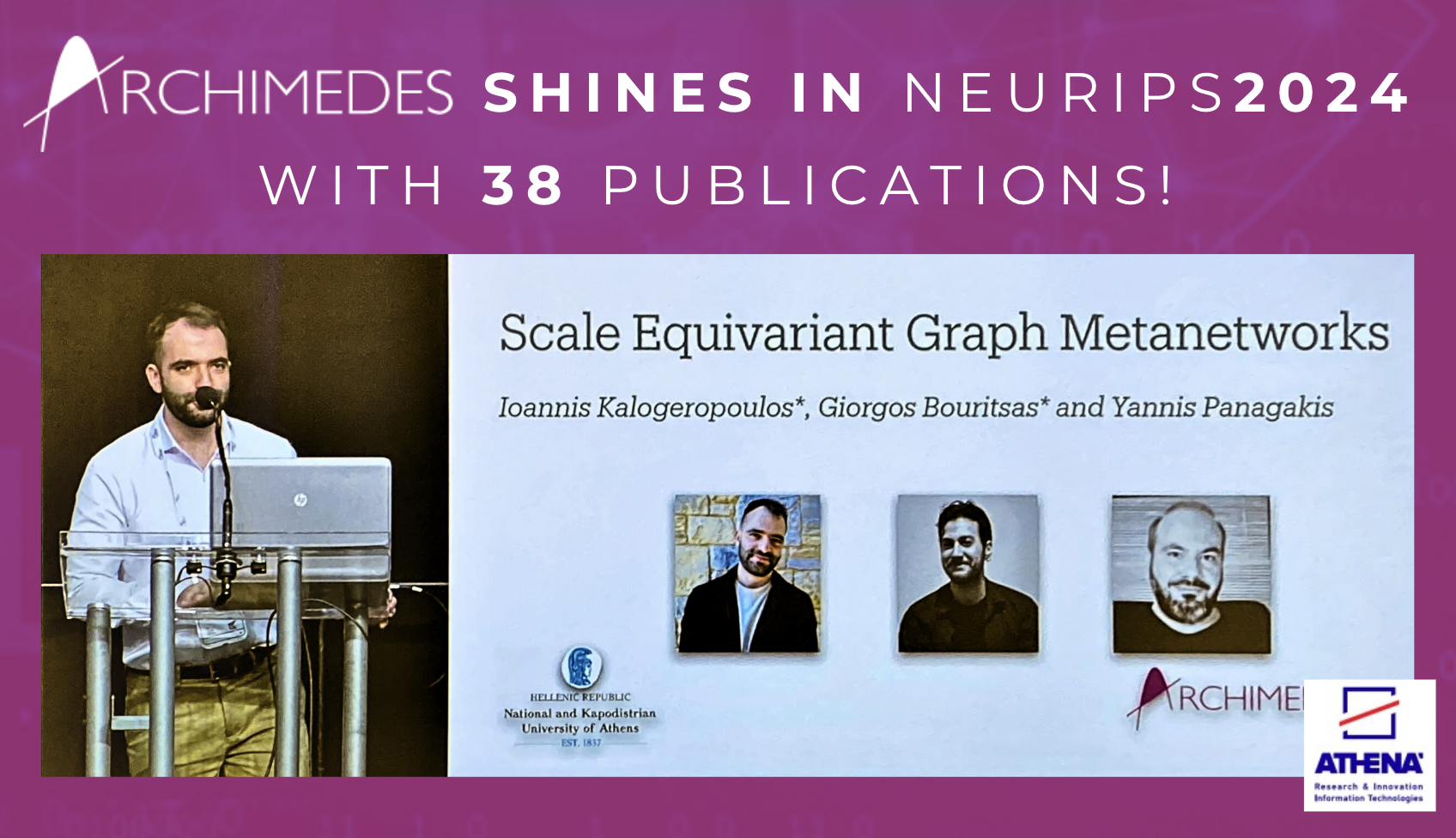 Archimedes Shines Bright at NeurIPS 2024